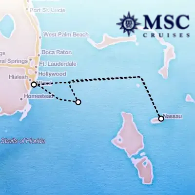 August 21st, 2025  - Caribbean & Antilles Cruise on the MSC Seascape