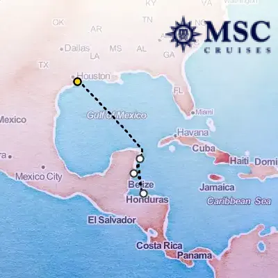November 16th, 2025  - Caribbean & Antilles Cruise on the MSC Seascape