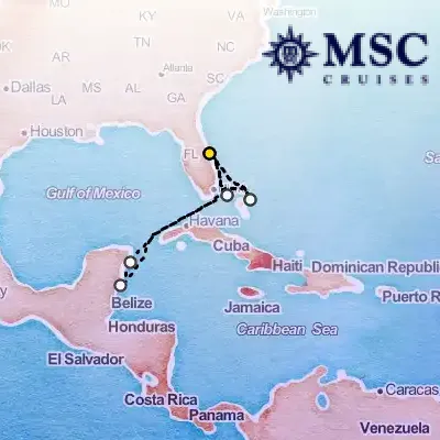 May 14th, 2026  - Caribbean & Antilles Cruise on the MSC Seashore