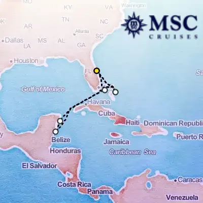 May 17th, 2026  - Caribbean & Antilles Cruise on the MSC Seashore