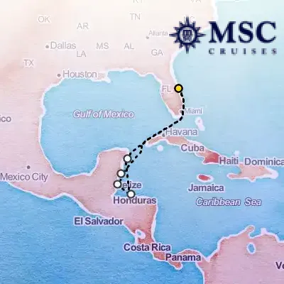 January 9th, 2026  - Caribbean & Antilles Cruise on the MSC Seashore
