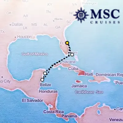 September 28th, 2025  - Caribbean & Antilles Cruise on the MSC Seashore