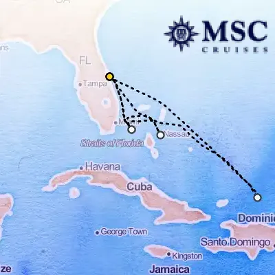 January 16th, 2026  - Caribbean & Antilles Cruise on the MSC Seashore