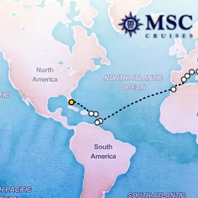 October 24th, 2025  - Grand Voyages on the MSC Seaside