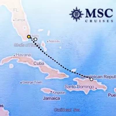 November 16th, 2025  - Caribbean & Antilles Cruise on the MSC Seaside
