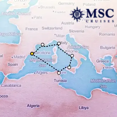 September 16th, 2025  - Mediterranean Cruise on the MSC Seaside