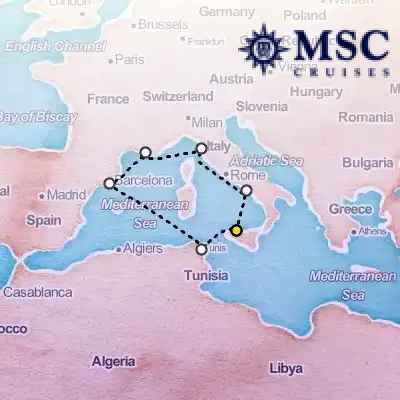 October 17th, 2025  - Mediterranean Cruise on the MSC Seaside