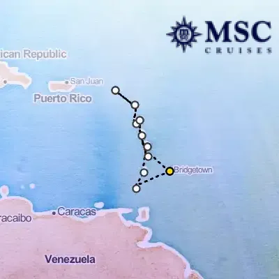January 26th, 2027  - South Caribbean Cruise on the MSC Seaview