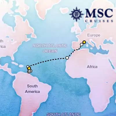 November 17th, 2026  - Grand Voyage on the MSC Seaview
