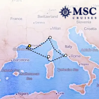 November 13th, 2026  - Mediterranean Cruise on the MSC Seaview