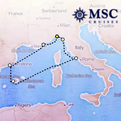 July 7th, 2025  - Mediterranean Cruise on the MSC Seaview