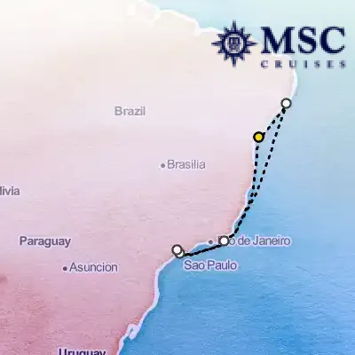 February 24th, 2026  - South America Cruise on the MSC Seaview