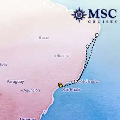 March 28th, 2026  - South America Cruise on the MSC Seaview