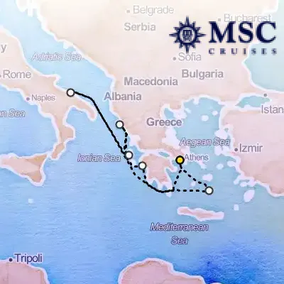 August 19th, 2025  - Mediterranean Cruise on the MSC Sinfonia
