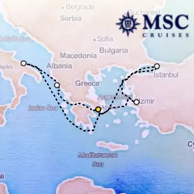 December 14th, 2026  - Mediterranean Cruise on the MSC Sinfonia