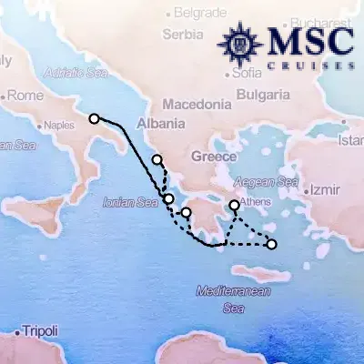 September 9th, 2025  - Mediterranean Cruise on the MSC Sinfonia