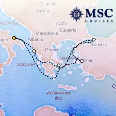 February 6th, 2027  - Mediterranean Cruise on the MSC Sinfonia