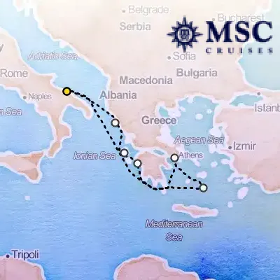 June 6th, 2026  - Mediterranean Cruise on the MSC Sinfonia