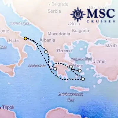 October 4th, 2025  - Mediterranean Cruise on the MSC Sinfonia