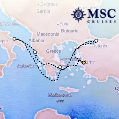 February 9th, 2027  - Mediterranean Cruise on the MSC Sinfonia