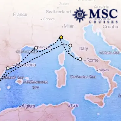September 17th, 2025  - Mediterranean Cruise on the MSC Splendida
