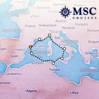 April 25th, 2026  - Mediterranean Cruise on the MSC Splendida