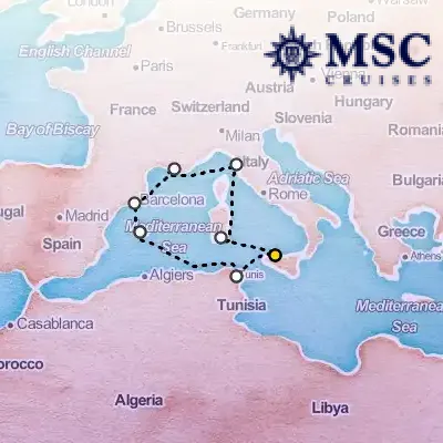 April 29th, 2026  - Mediterranean Cruise on the MSC Splendida