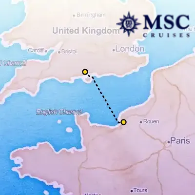 April 19th, 2026  - Grand Voyages on the MSC Virtuosa