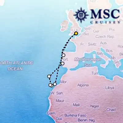 October 4th, 2025  - Northern Europe Cruise on the MSC Virtuosa