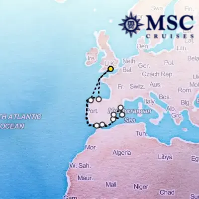 July 12th, 2025  - Northern Europe Cruise on the MSC Virtuosa