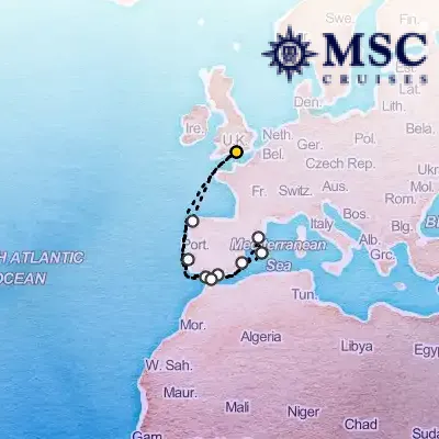 September 12th, 2026  - Northern Europe Cruise on the MSC Virtuosa