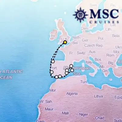 September 13th, 2025  - Northern Europe Cruise on the MSC Virtuosa