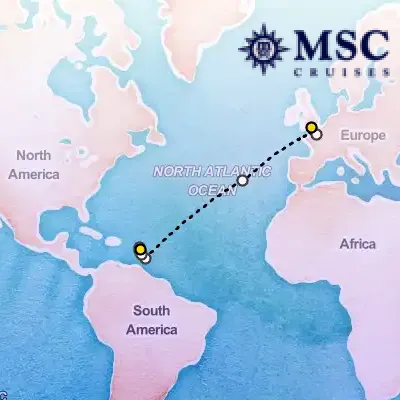 November 20th, 2025  - Grand Voyages Cruise on the MSC Virtuosa