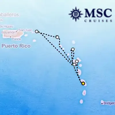 January 24th, 2026  - South Caribbean Cruise on the MSC Virtuosa