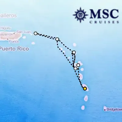 March 7th, 2026  - South Caribbean Cruise on the MSC Virtuosa