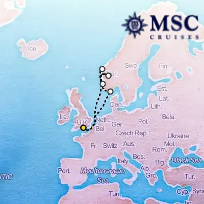 August 30th, 2025  - Northern Europe Cruise on the MSC Virtuosa