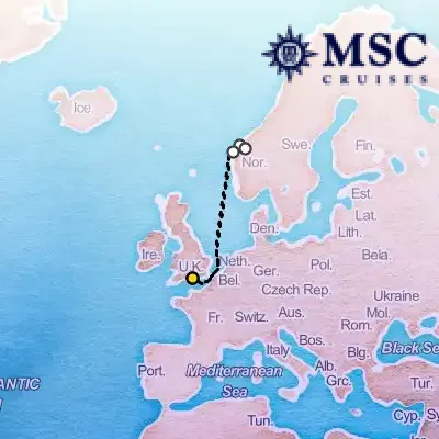 July 11th, 2026  - Northern Europe Cruise on the MSC Virtuosa