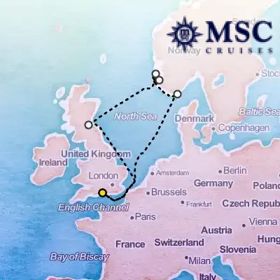 May 9th, 2026  - Northern Europe Cruise on the MSC Virtuosa