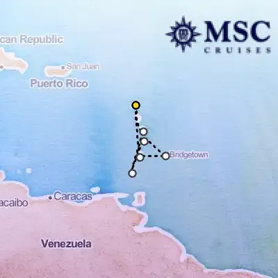 December 7th, 2025  - South Caribbean Cruise on the MSC Virtuosa