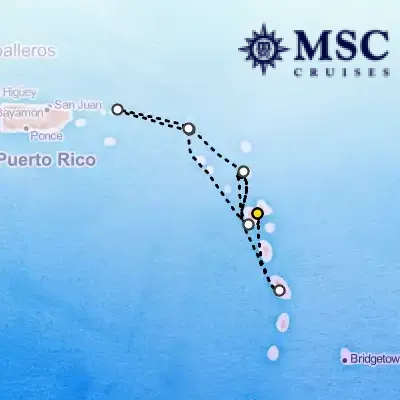 March 8th, 2026  - East Caribbean Cruise on the MSC Virtuosa