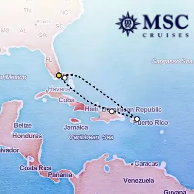 August 16th, 2025  - Caribbean & Antilles Cruise on the MSC World America
