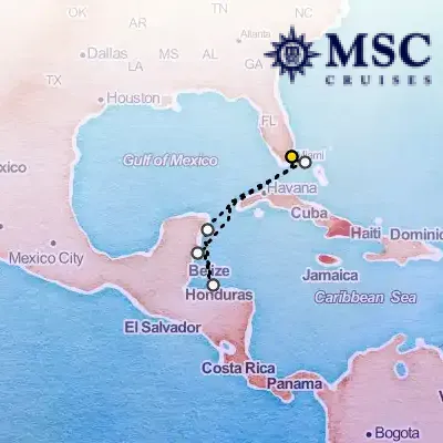 October 4th, 2025  - Caribbean & Antilles Cruise on the MSC World America
