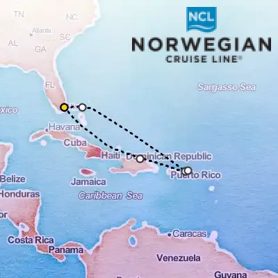 December 7th, 2025  - Eastern Caribbean to Miami Cruise on the Norwegian Aqua