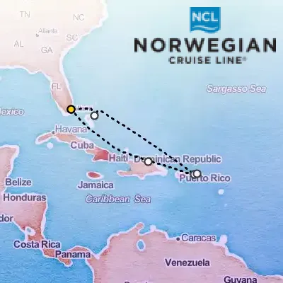November 23rd, 2025  - Eastern Caribbean to Miami Cruise on the Norwegian Aqua