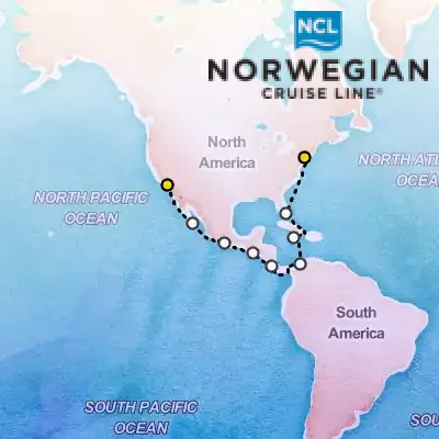 October 13th, 2026  - Panama Canal Repositioning Cruise on the Norwegian Bliss
