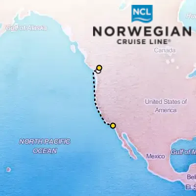 April 19th, 2026  - Pacific Coastal Cruise on the Norwegian Bliss