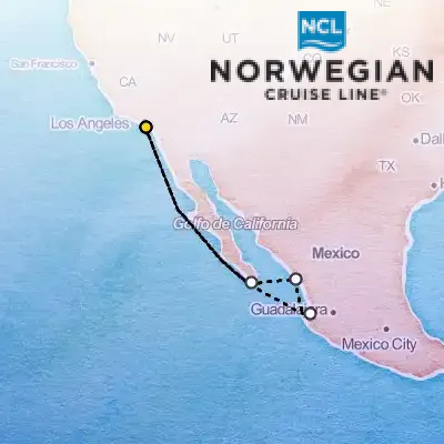 February 1st, 2026  - Mexican Riviera & Los Angeles Cruise on the Norwegian Bliss