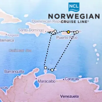 December 6th, 2026  - Southern Caribbean, San Juan Cruise on the Norwegian Breakaway