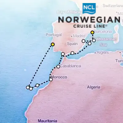 October 21st, 2025  - Canary Islands & Morocco Cruise on the Norwegian Dawn