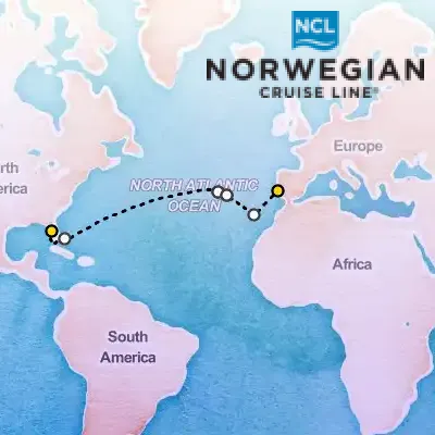 April 5th, 2026  - Transatlantic Repositioning Cruise on the Norwegian Dawn